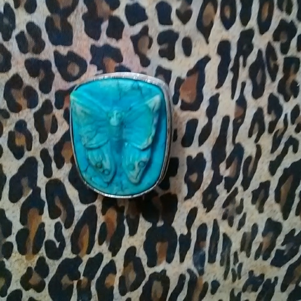 Butterfly necklace charm inserted in silver